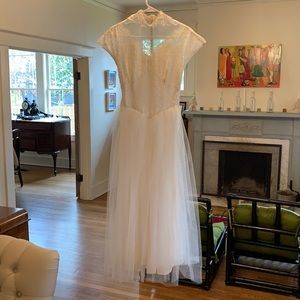 Vintage 1950’s wedding dress